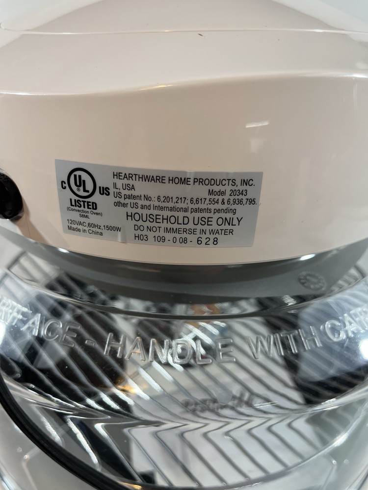 Nuwave Pro Digital Infrared Oven Model 20343 White