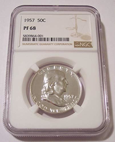 1957 Franklin Half Dollar Proof PF68 NGC