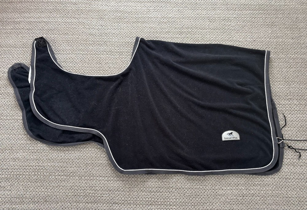 Fleece Cooler 3/4 Smartpak Black/Gray EUC