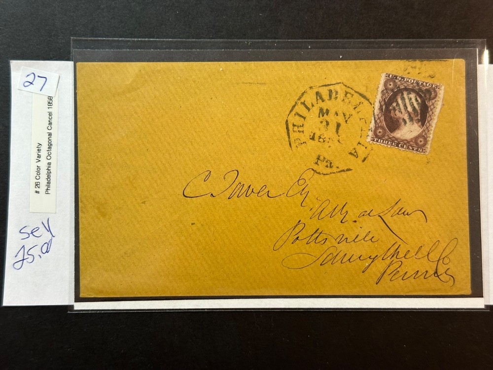 Scott # 26   Cover  2024 Scott Catalogue Value $