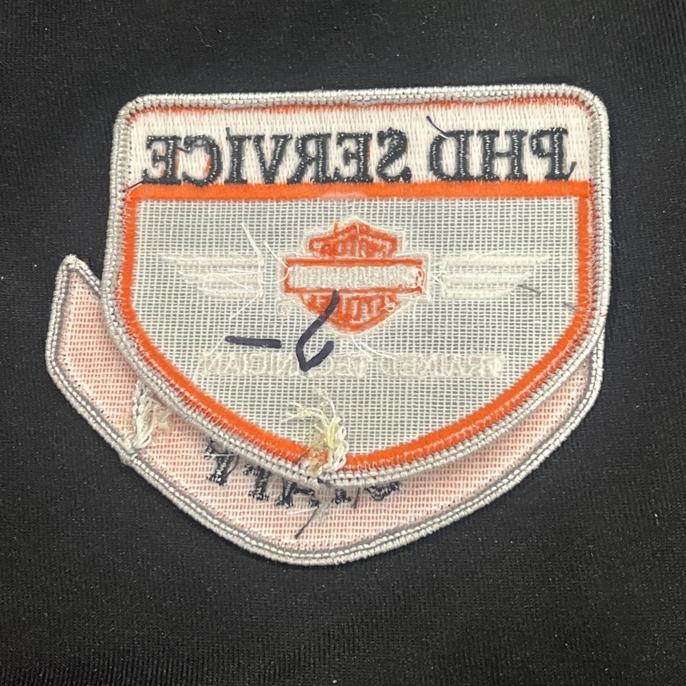 Harley Davidson Service Trained Technician PHD & Staff Patch Set New Never Used