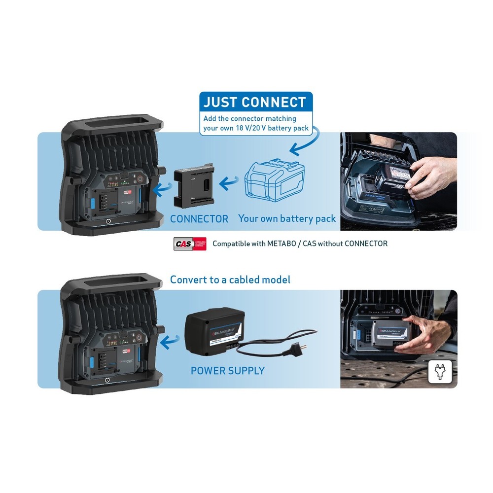 Multimatch 3 Connect 3000 Lumen LED Detailing Light | No Battery