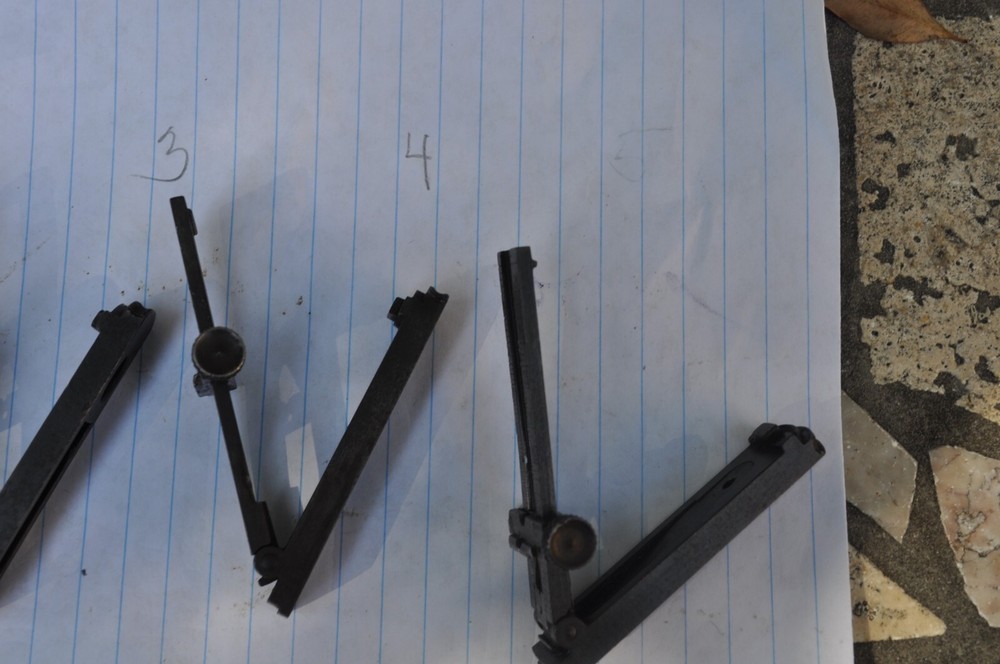 Springfield 1903 rear sight. Dished knob, older leaf. One only