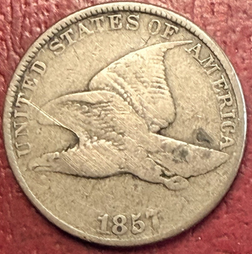 1857 Flying Eagle Cent. Free Shipping
