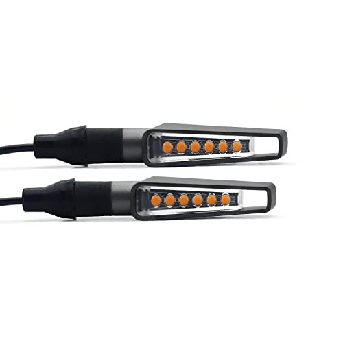 Mini Led Turn Signal Lights () Sequential Space Grey-2pcs