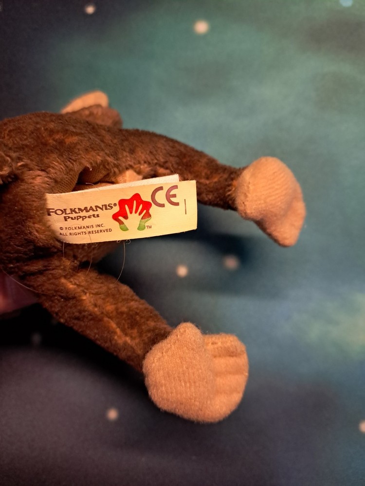 Folkmanis Mini Monkey Finger Puppet , Brown