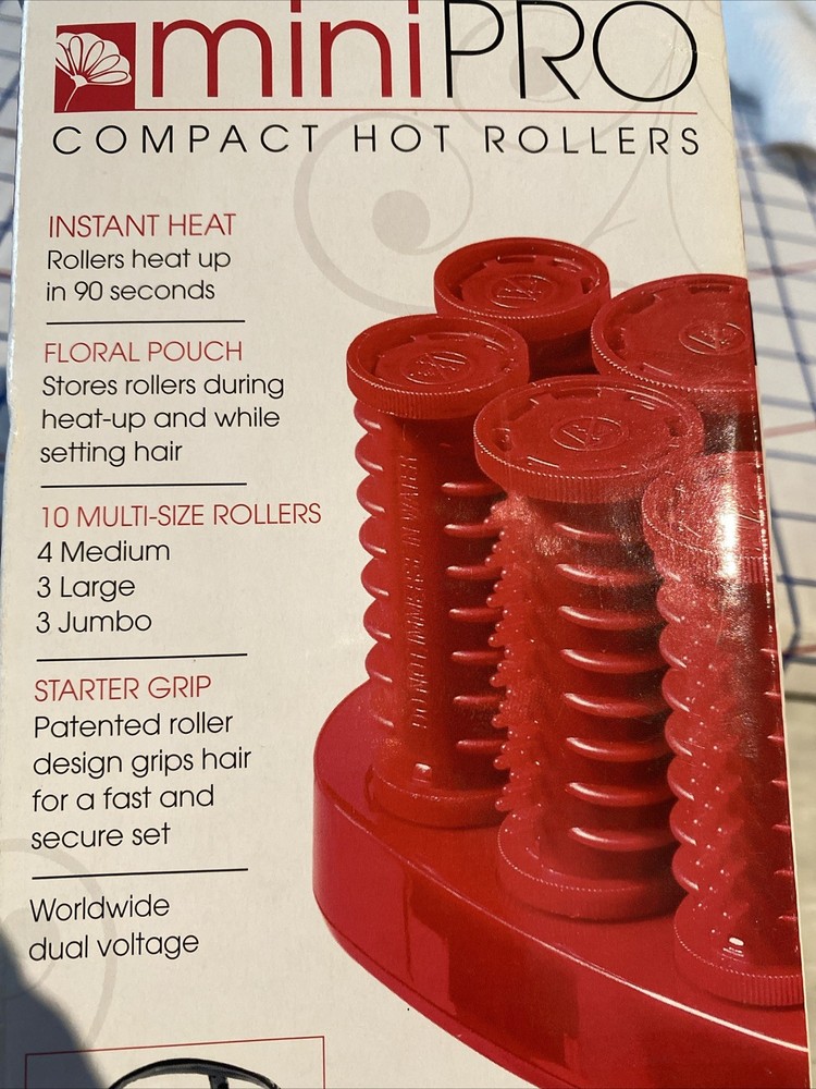 Conair mini pro compact hot rollers compact hot rollers Dual Voltage HS10T New
