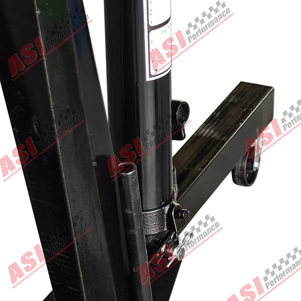 1Ton Adjustable Foldable Hydraulic Engine Hoist Crane Lift 4 Adjustable Position