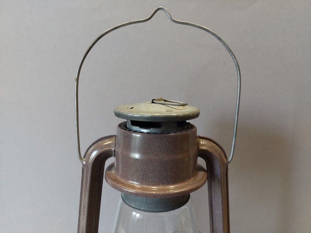 Soviet Vintage Kerosene Lamp. USSR original. Soviet Union ОТК 11