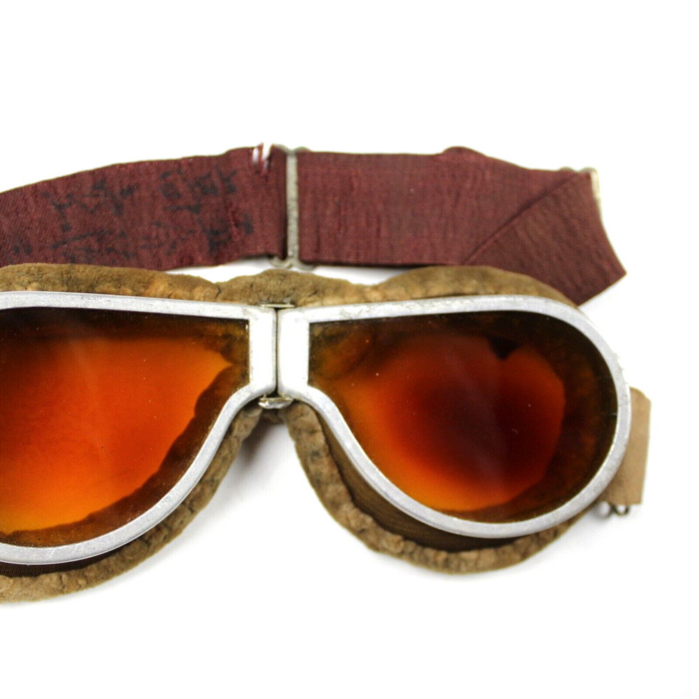 WW2 IMPERIAL JAPANESE NAVY IJN NAVAL AVIATOR PILOT 1925 PATTERN GOGGLES GLASSE