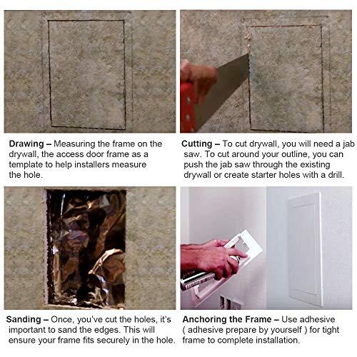 Plastic Access Panel for Drywall Ceiling, Plumbing Wall Access Doors Panel