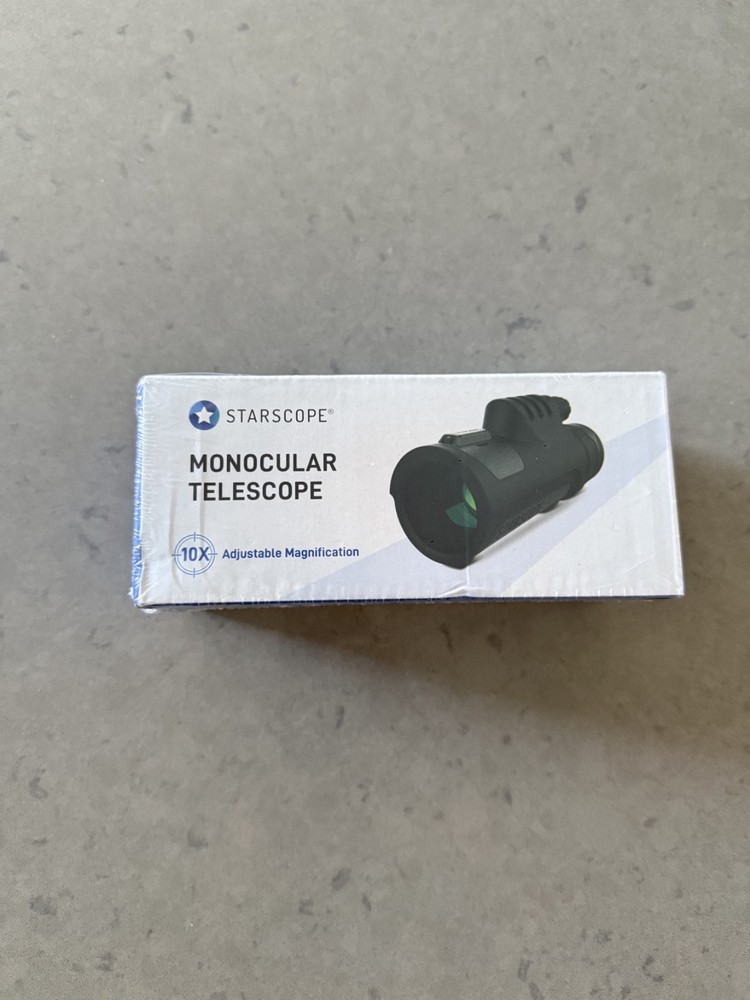 NEW - Starscope Monocular Telescope 10x Fixed Magnification