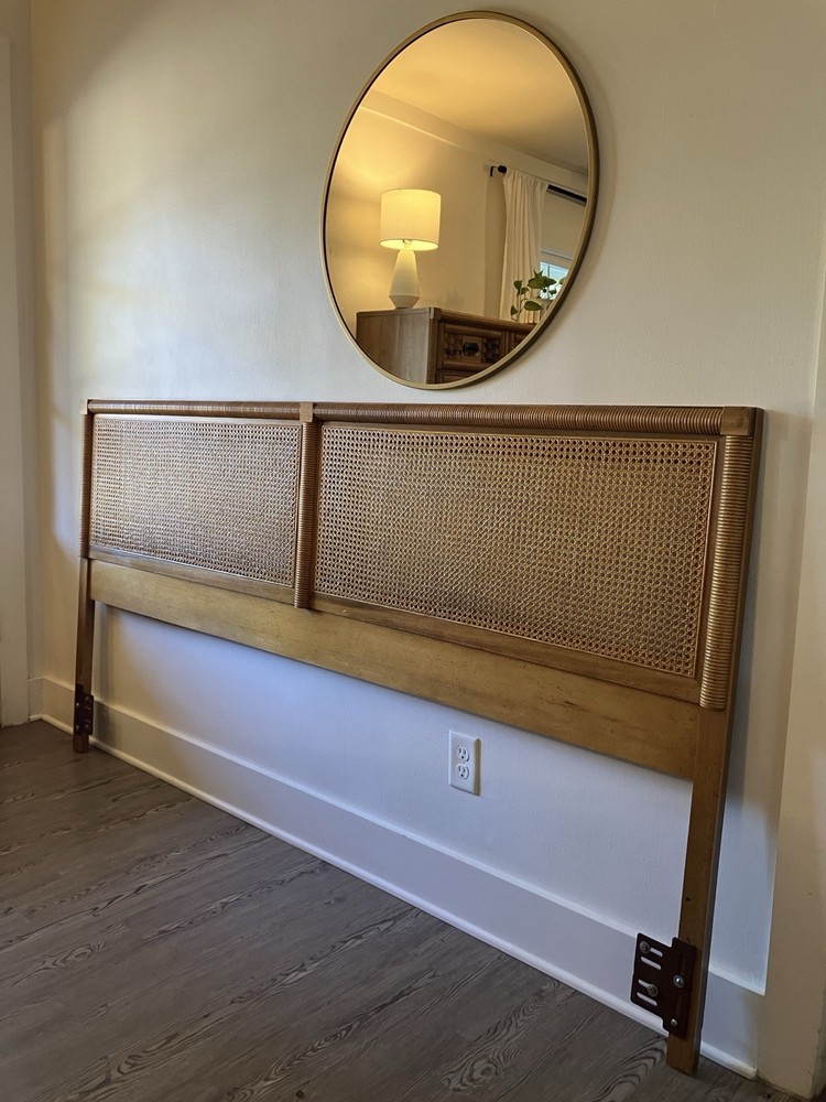 Vintage Boho King Size Headboard - Wicker Weve By Dixie Brand