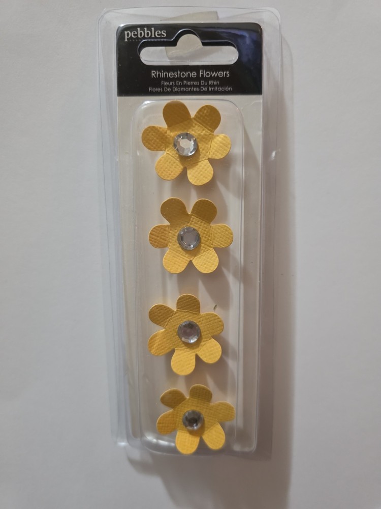Pebbles Rhinestone Flowers