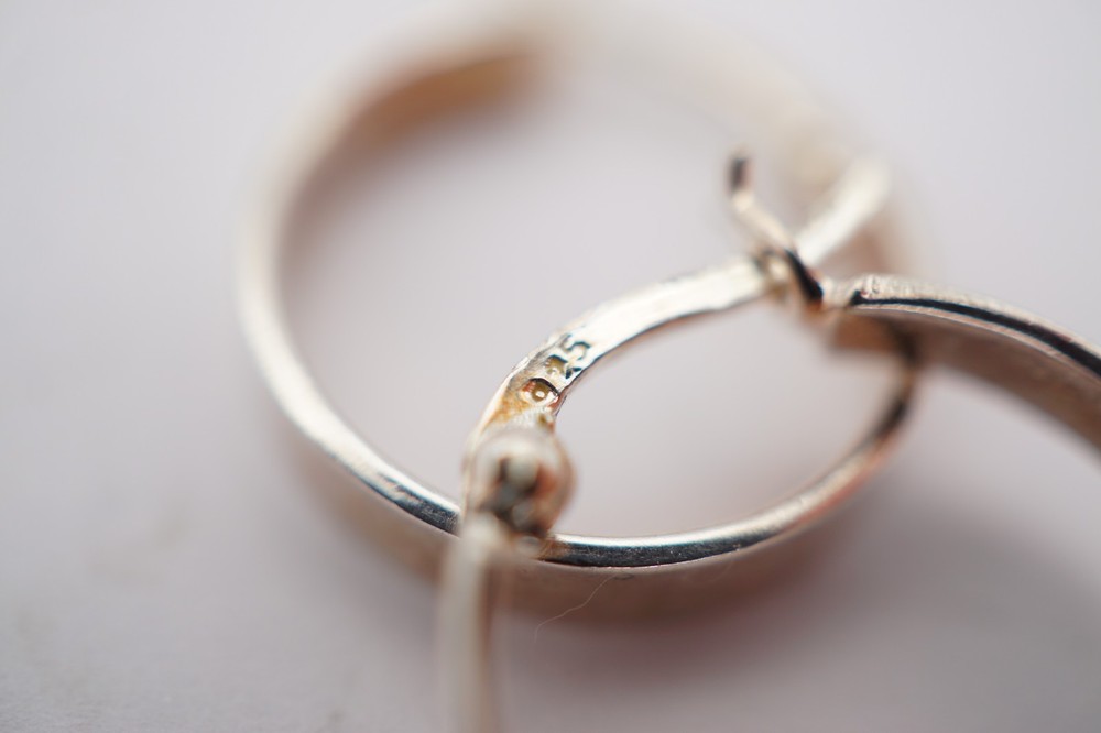 Sterling Silver 925 Hoop Earrings P3