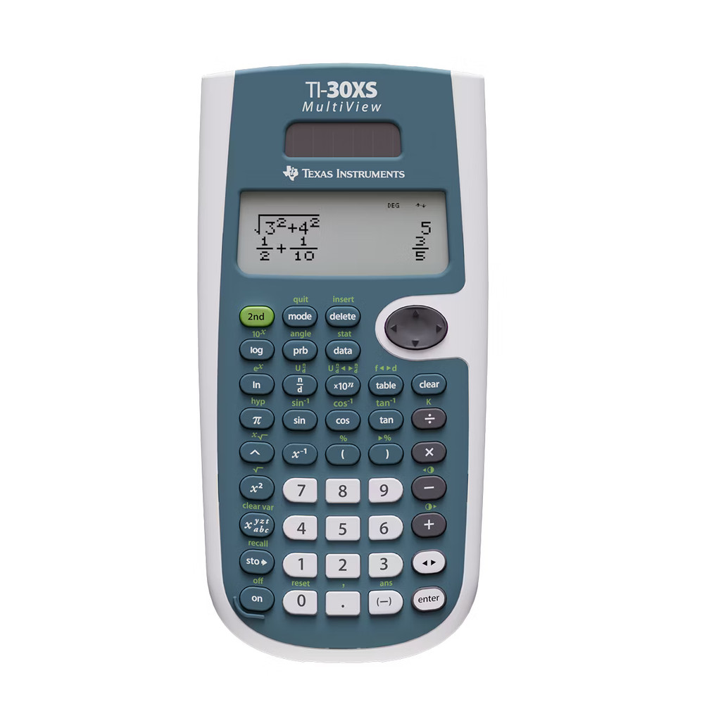 Texas Instruments TI-30XS Multiview Scientific Calculator: AP & SAT Approved
