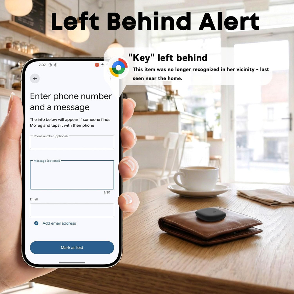 Air Tracker Tags-4 Pack for Android, Android Tracker Tag Compatible with Google'