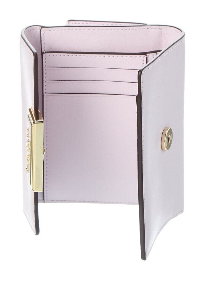 kate spade- REEGAN- Medium Leather Flap Wallet- Lt Amythyst- NWT- $199