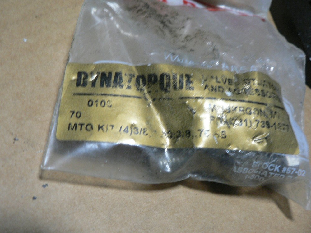 DYNATORQUE DOVER OPERATOR GEAR 55750D311 58320A425