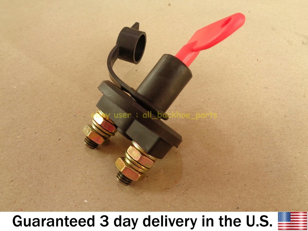 JCB BACKHOE - BATTERY ISOLATOR SWITCH WITH KEY (PART NO. 701/20800)