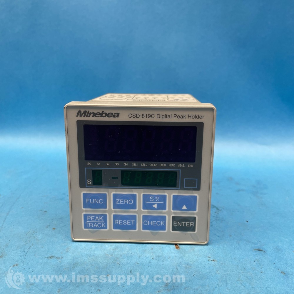 Minebea CSD-819C Digital Peak Holder FNIP