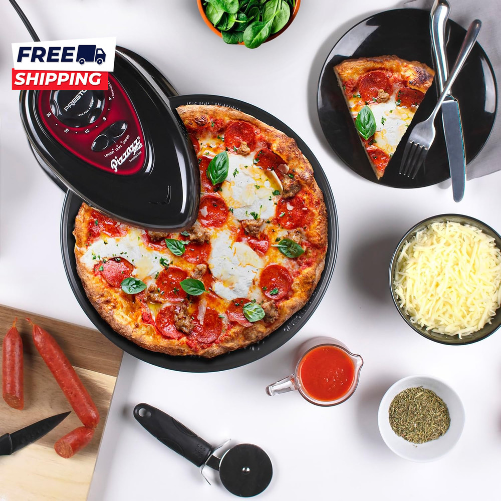 03430 Pizzazz plus Rotating Oven Black