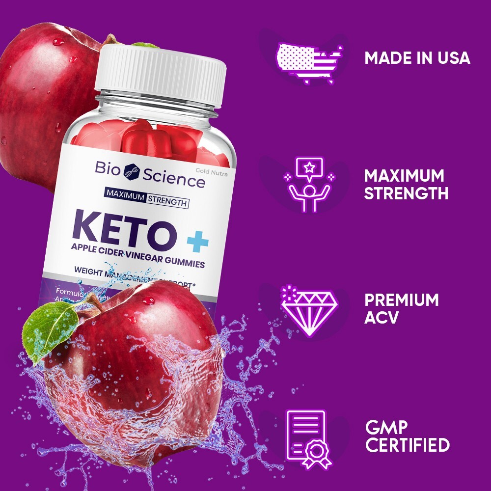 (2 Pack) Bio Science Keto ACV Gummies, Original BioScience Weight Loss Support
