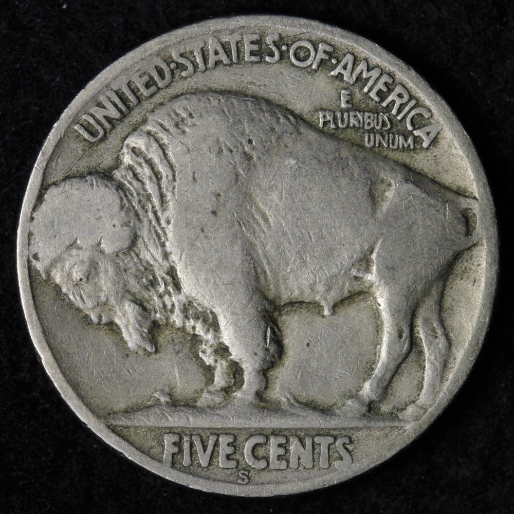 1919-S Buffalo Nickel CHOICE FINE E727 ZCF