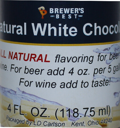 Brewer's Best Natural Beer and Wine Fruit Flavoring (White Chocolate)