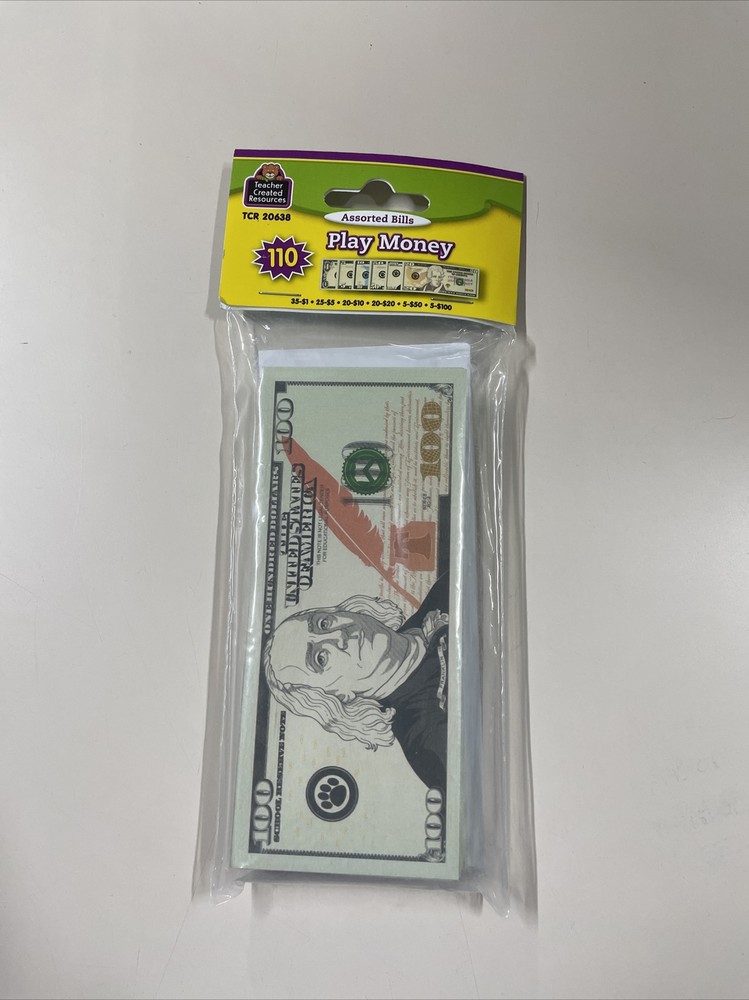 Teacher Created Resources Play Money: Assorted Bills
