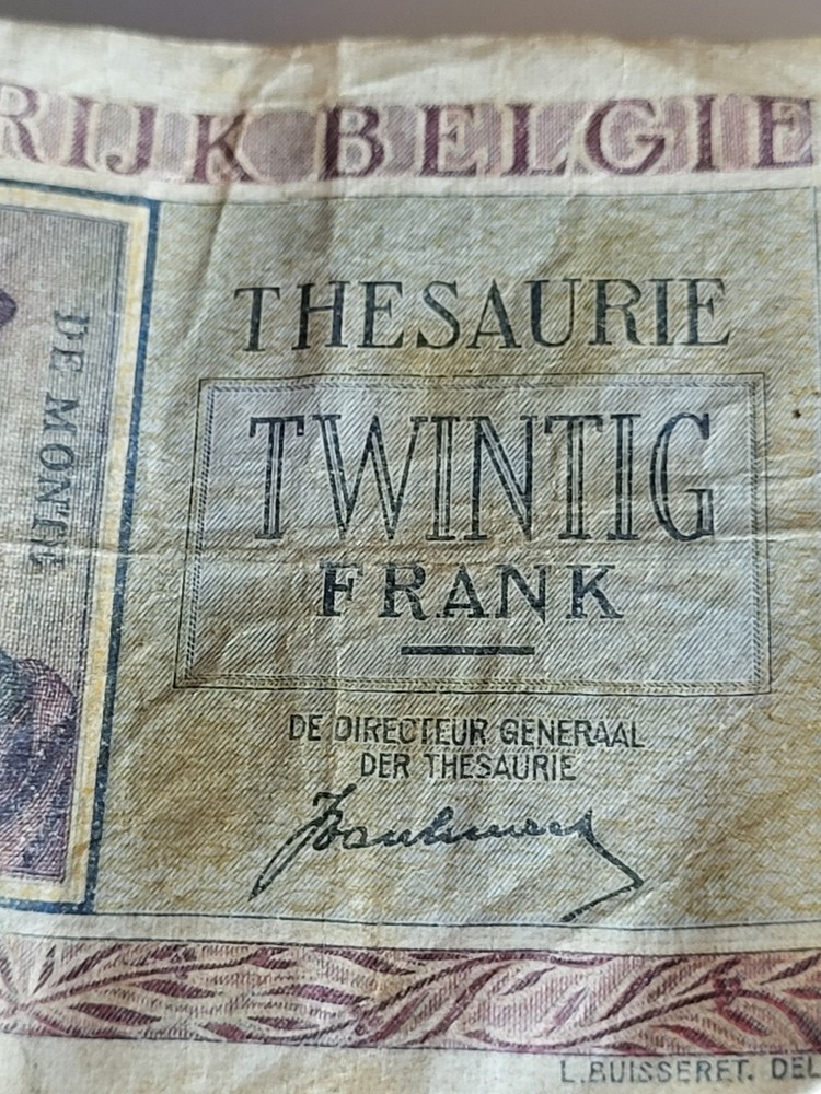 Belgium, 20 Francs, 1950, P-132, Banknote