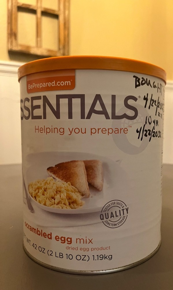 Emergency Essentials Preparation Foods - SCRAMBLED EGG MIX #10 Can