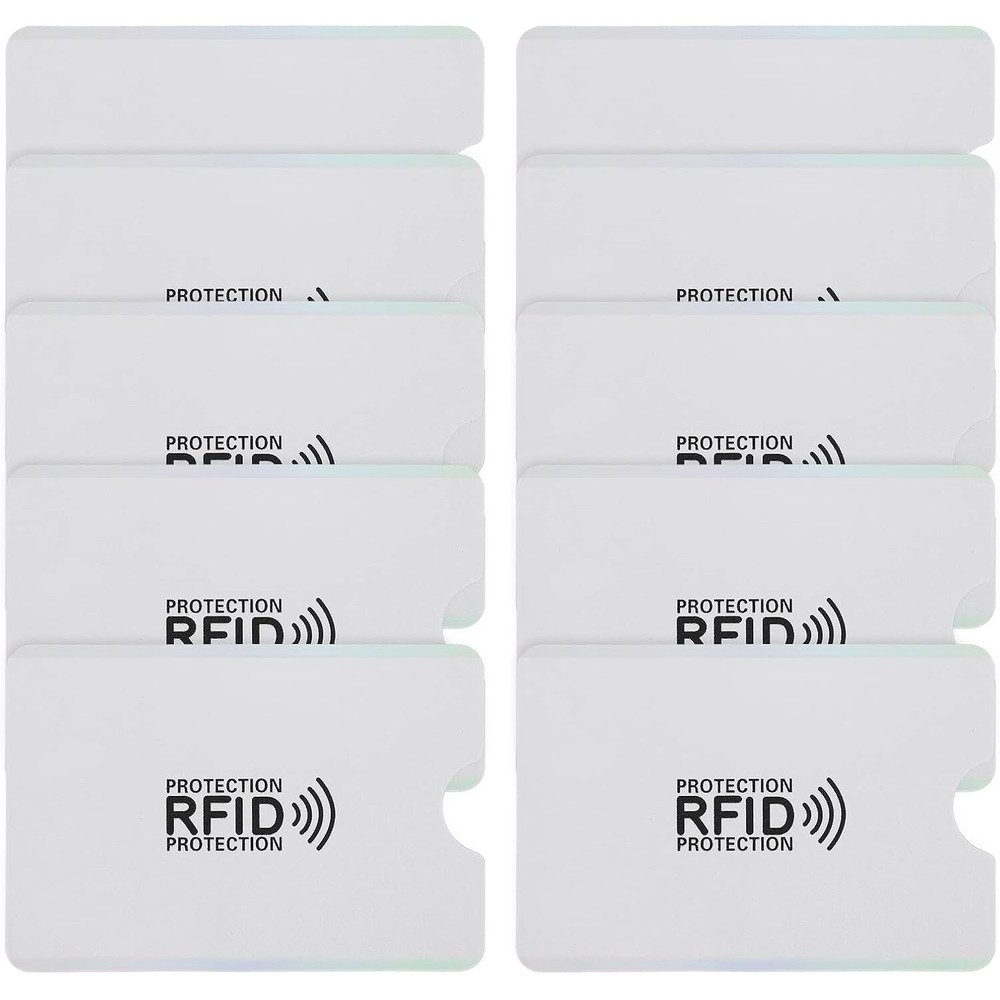 30× RFID Blocking Sleeve Credit Card Protector Holders Identity Theft Protection