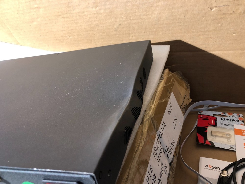 Absen AIBOX500 LED Multimedia Processor Test Setup Photos Shenzhen