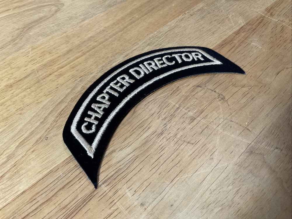 Harley Davidson HOG Chapter Director Motorcycle Vest Jacket Patch Owners Group