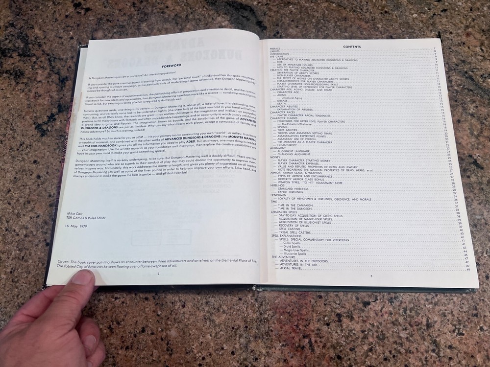1979 Advanced Dungeons and Dragons Dungeon Masters Guide