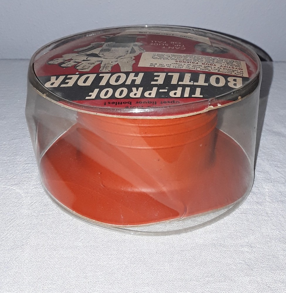 VINTAGE TIP PROOF RUBBER BEER BOTTLE HOLDER