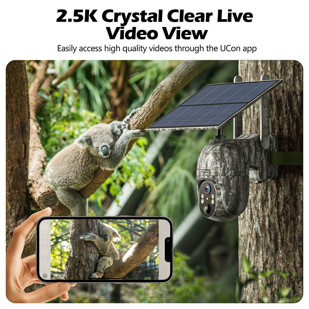 4G LTE Cellular Trail Camera Solar Trail Camera PTZ Cellular Security Camera