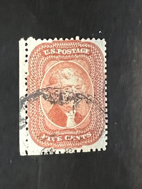 US stamp 27 used