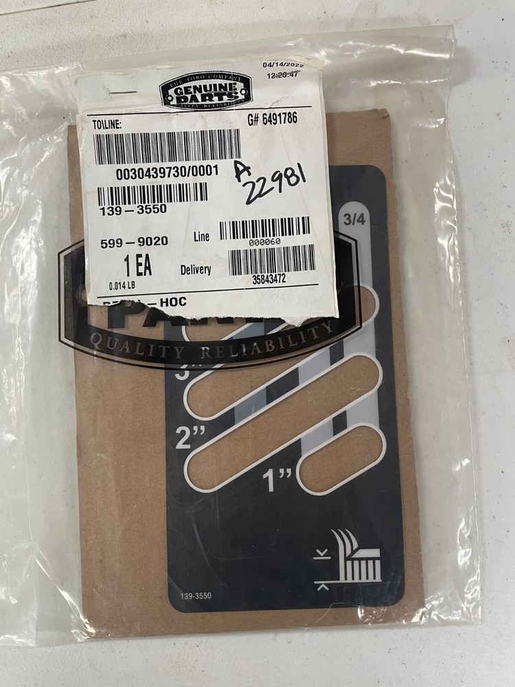139-3550 OEM Toro Decal