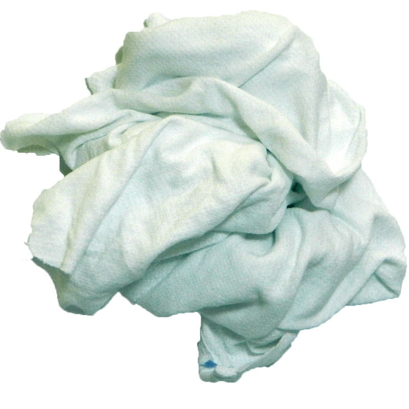 White Knit Rags 25 LB Box