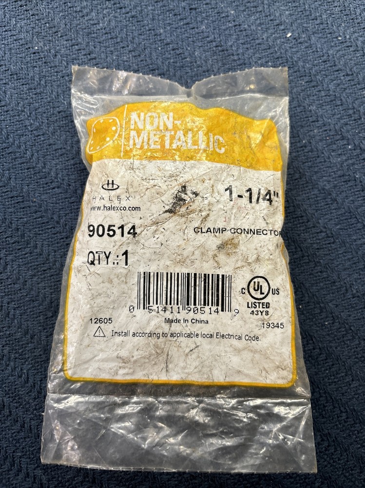 HALEX CLAMP CONNECTOR FOR NM CABLE 90514