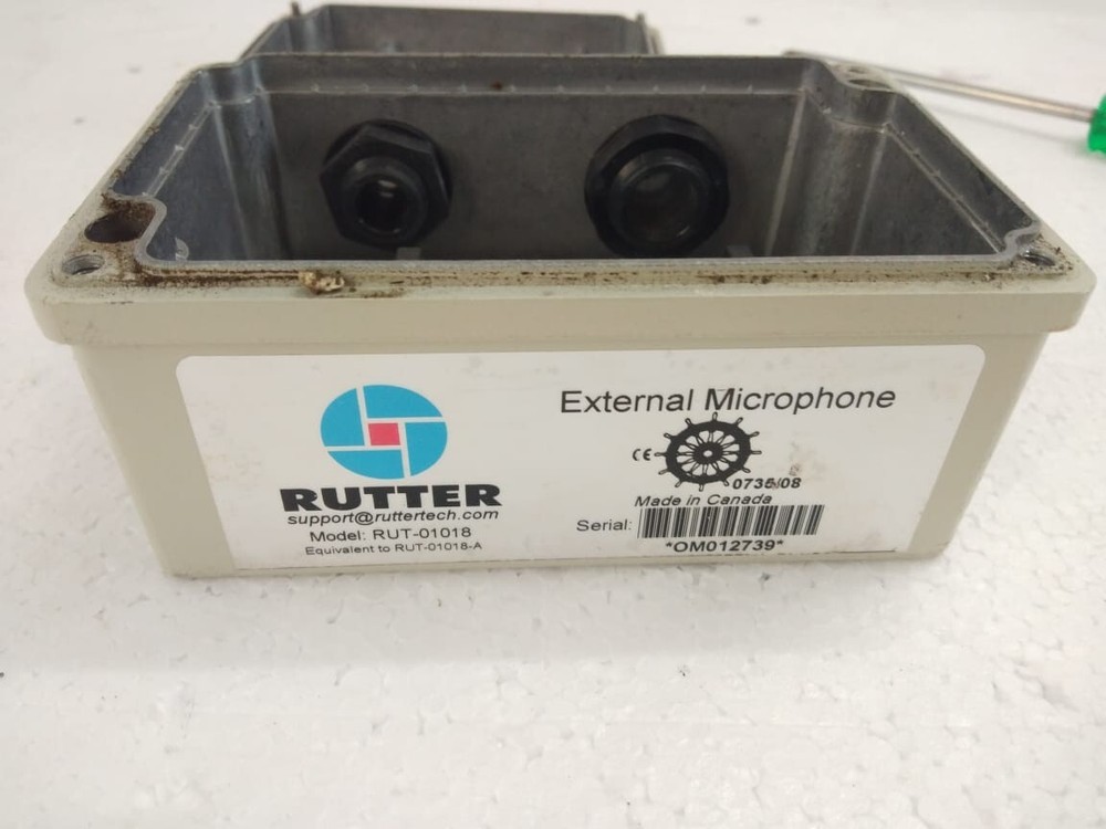 RUTTER RUT-01018 VDR 100G2 EXTERNAL MICROPHONE BOX