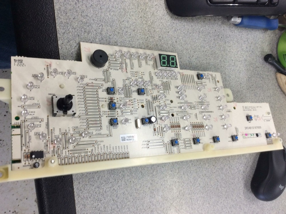GE Washer Control Board part# 175d6854g004
