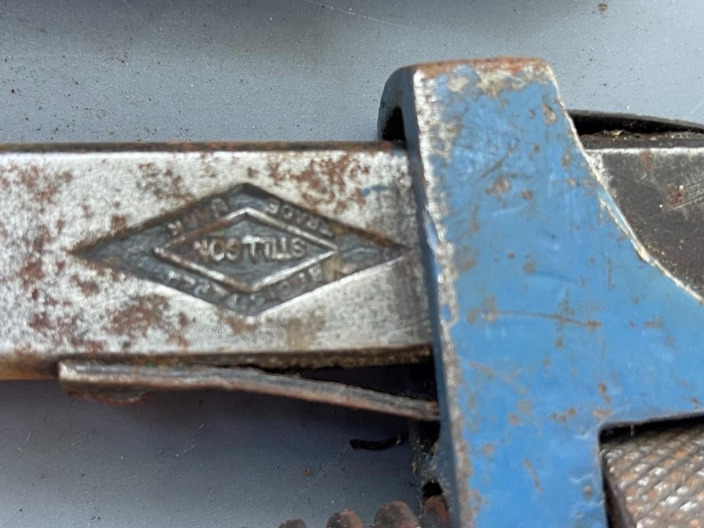Tool Lot Stillson & Trimo Adjustable Pipe Wrench