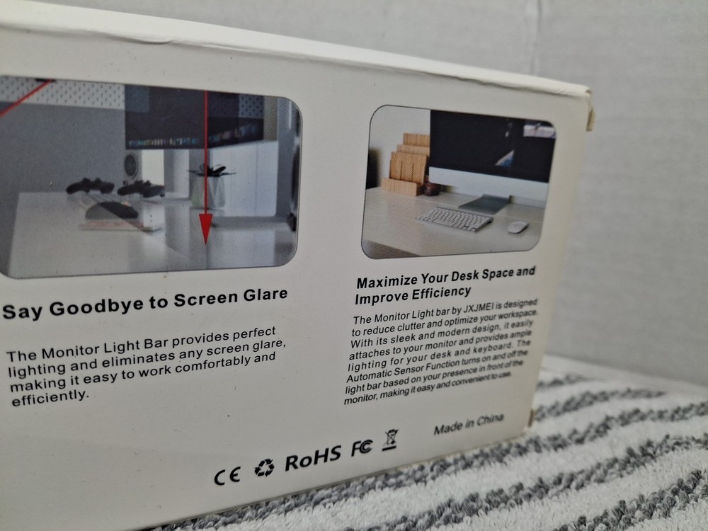 Workspace Monitor Light Bar With Automatic Sensor Function