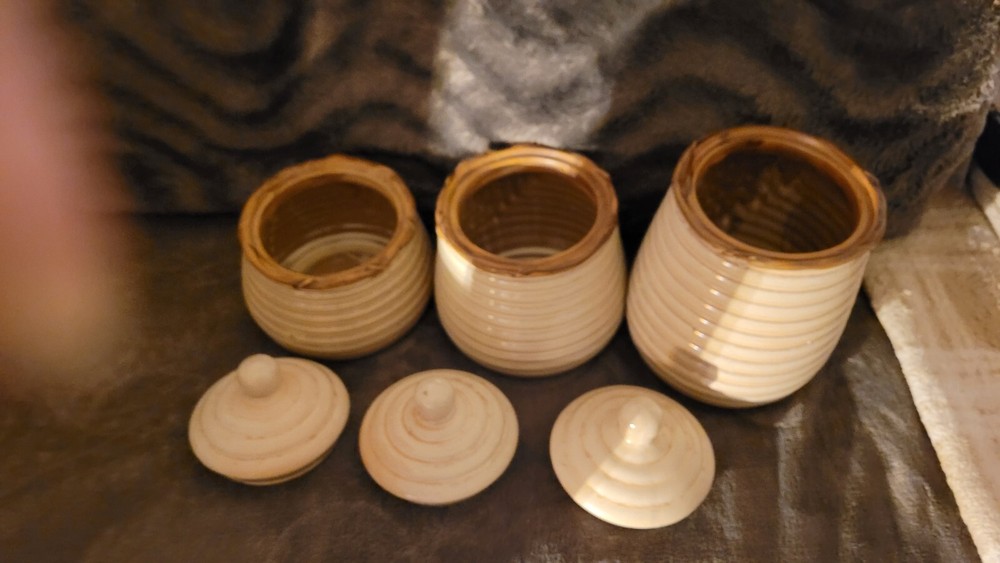 3 piece ceramic canister set