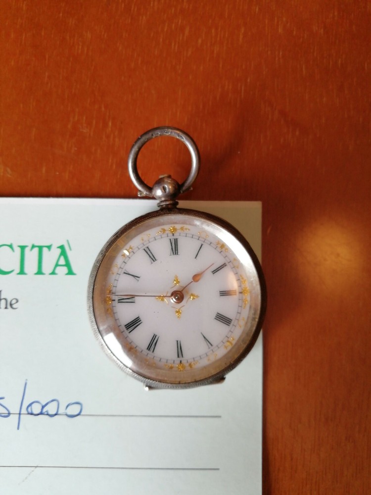 Old England Craft 925 Silver Pocket Watch