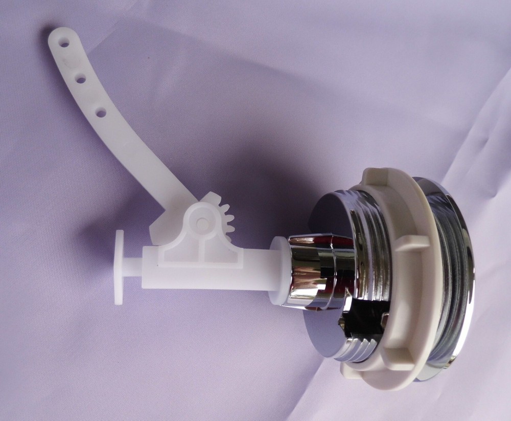 Ratchet Flush Button, Direct Single Push, 48 mm Diameter Flush Button, Top Tank