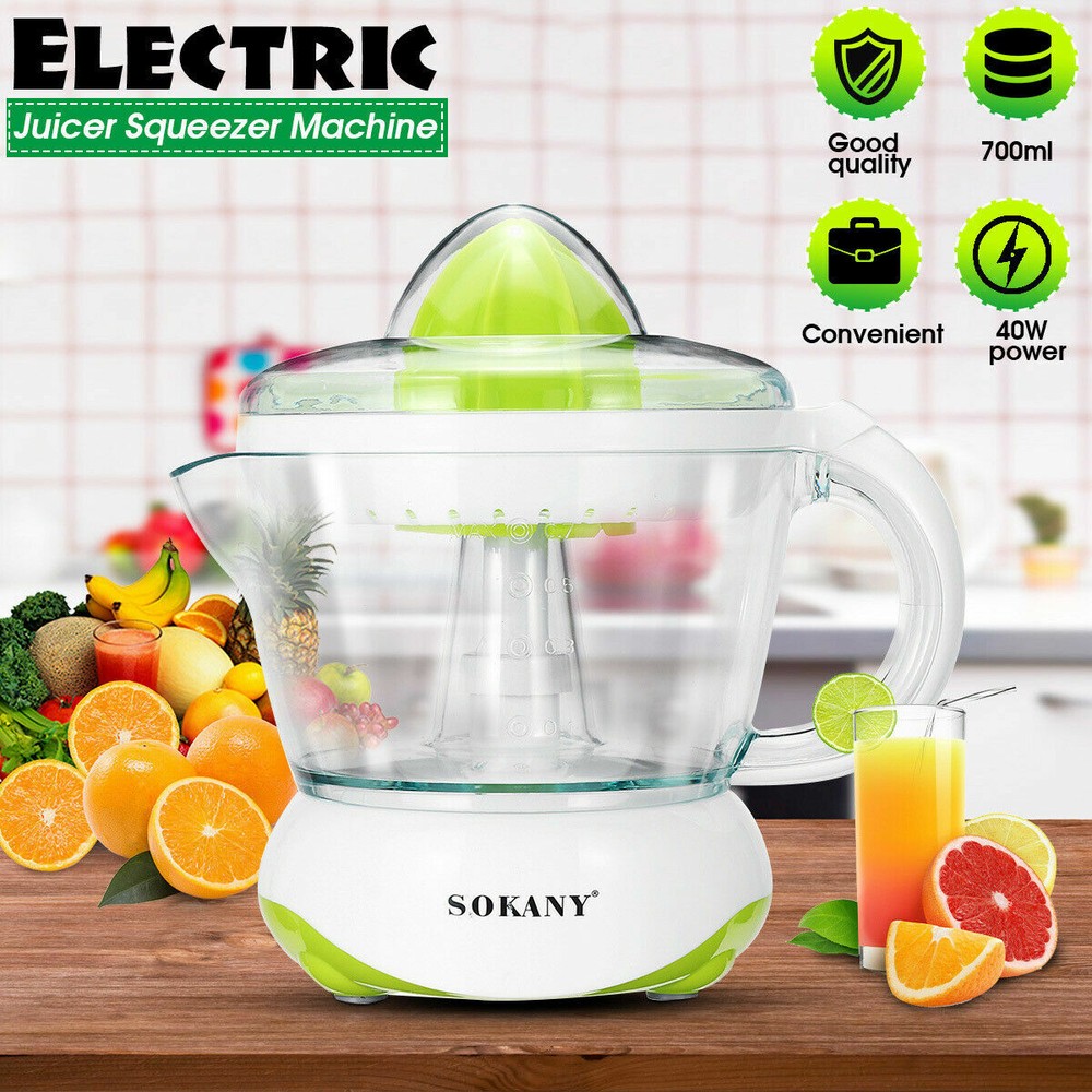 Electric Fruit Juicer Press Machine Citrus Orange Fruit Lemon Squeezer Extractor